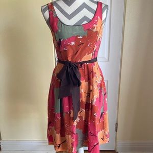 Anthropologie Autumn Colors Dress